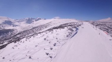 Borovets resort, Bulgaristan Hava görünümünü Kayak tesisi
