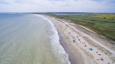 Durankulak Beach, Bulgaristan havadan görünümü