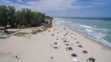 Shabla Beach, Bulgaristan havadan görünümü