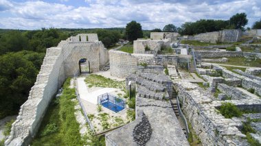 Shoumen kale, Bulgaristan havadan görünümü