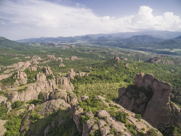 Vista aérea de las rocas de Belogradchik, Bulgaria — Foto de Stock