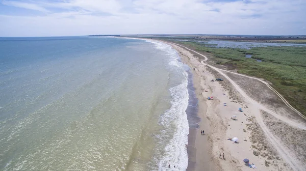 Durankulak Beach, Bulgaristan havadan görünümü