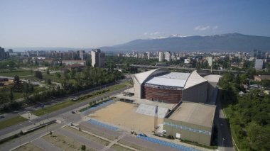 Havadan görünümü Arena Armeets Hall, Sofia, Bulgaristan