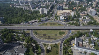 4-cü kilometre dolambaçlı, Sofya, Bulgaristan havadan görünümü
