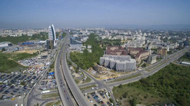 Hava görünümünü Tsarigradsko Chaussee, Sofia, Bulgaristan
