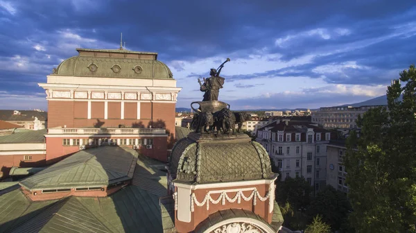 Luftaufnahme Von Ivan Vazov Nationa Theater Sofia Bulgaria — Stockfoto