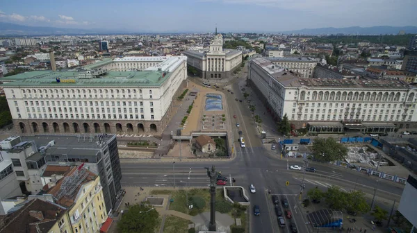 Luftaufnahme Der Innenstadt Von Sofia Bulgarien — Stockfoto