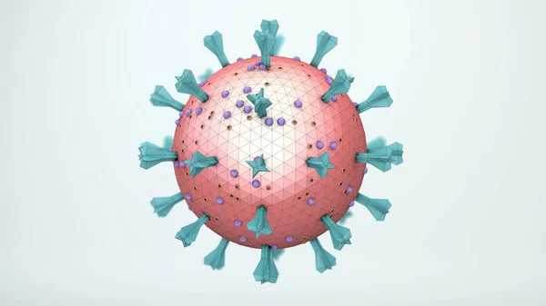 Semplice Presentazione Molti Virus Corona Innesco Sindrome Respiratoria Acuta Grave — Foto Stock