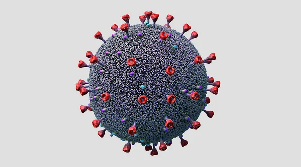Vertegenwoordiging Van Een Corona Virus Trigger Van Ernstige Acute Respiratoire — Stockfoto