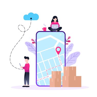 Geliştirme vektörü renk çizimi