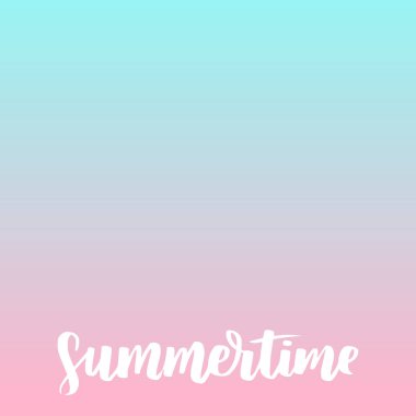 Vektör harfli poster. El yazısı kaligrafi. El yazısıyla yazılmış yaz 