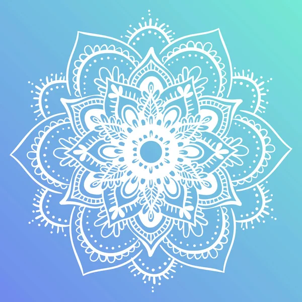 Color Vector Mandala Illustration — 스톡 벡터