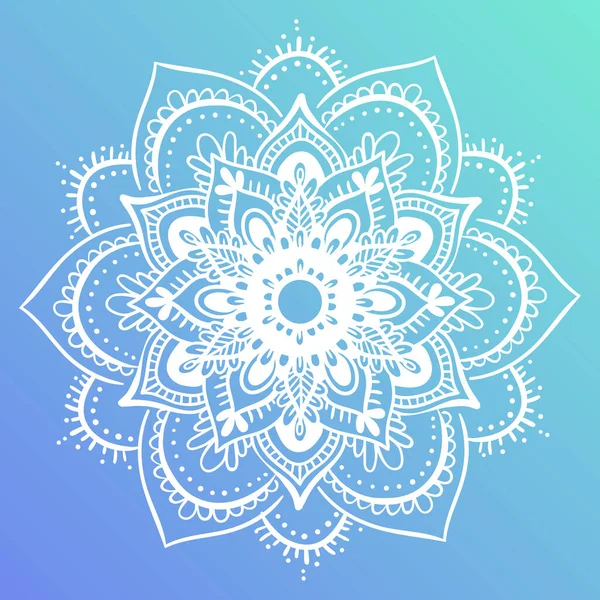 Cor Vetor Mandala Ilustração —  Vetores de Stock