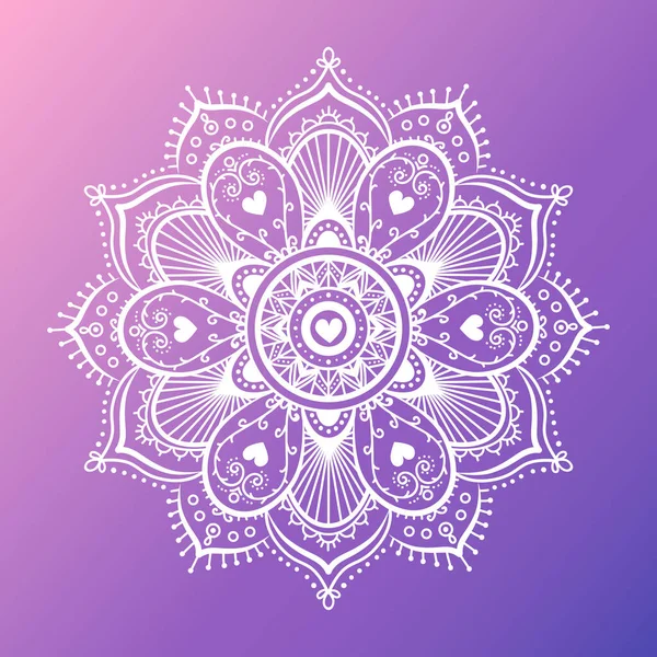 Color Vector Mandala Illustration — 스톡 벡터