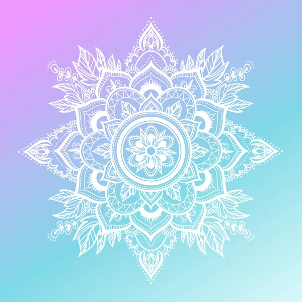 Color Vector Mandala Illustration — 스톡 벡터