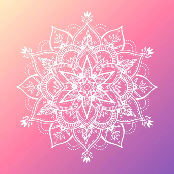 Color Vector Mandala Illustration — 스톡 벡터