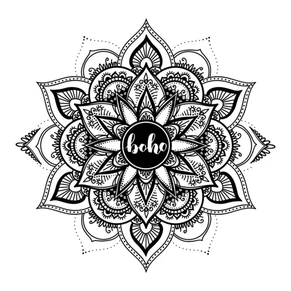 Ilustración Vectores Color Mandala — Vector de stock