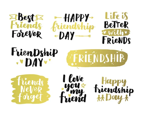 Frases De Amistad Vectores Graficos Imagenes Vectoriales Depositphotos