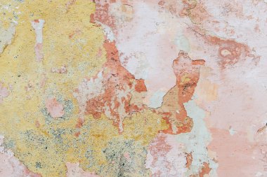 Eski renkli kırık duvar
