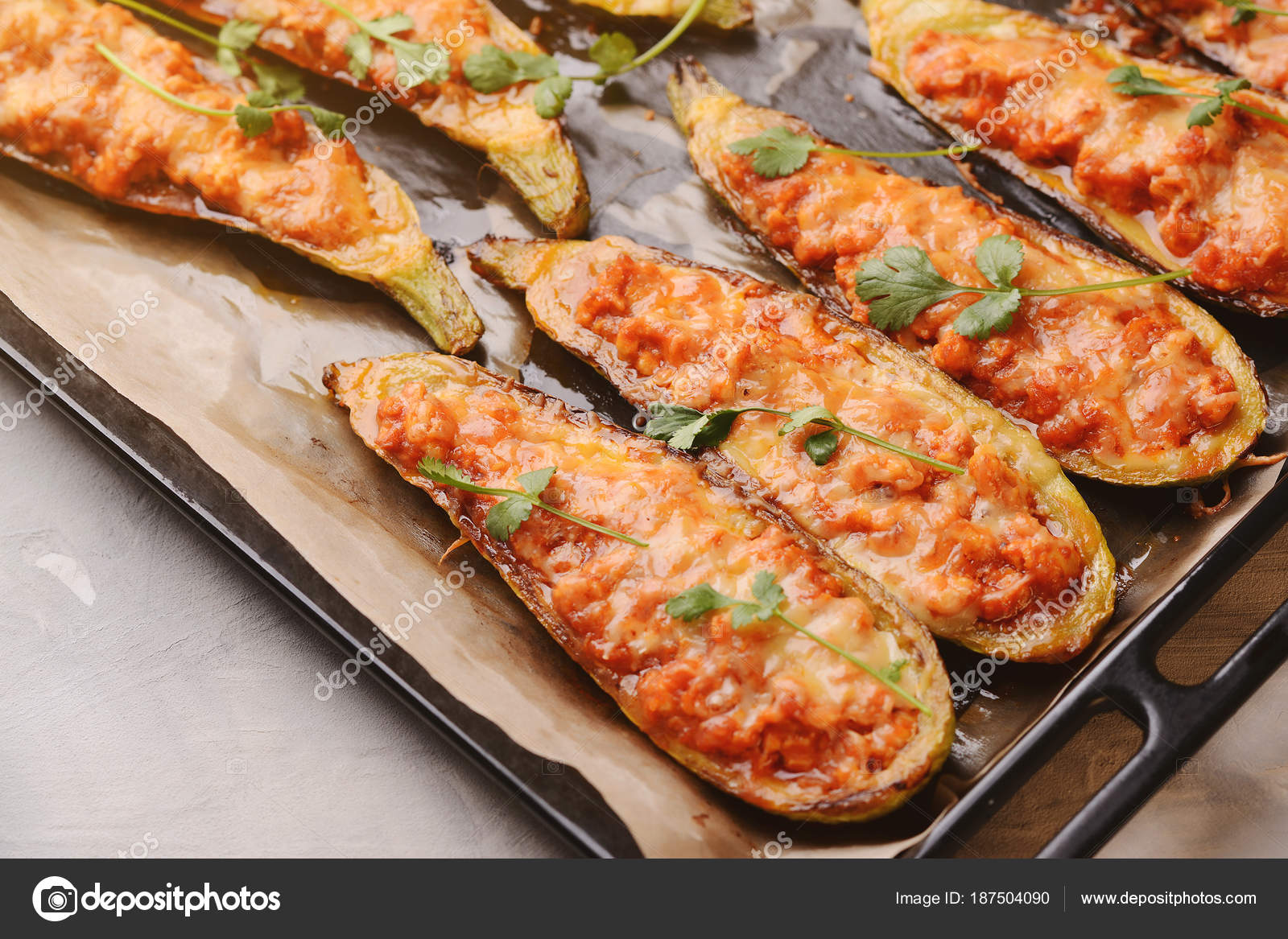 Courgettes Farcie Au Four
