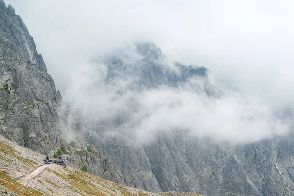 Tatra Mountains in the clouds. — Stock Photo, Image