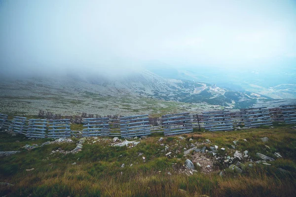 Tatra Mountains in the clouds. — Stock Photo, Image