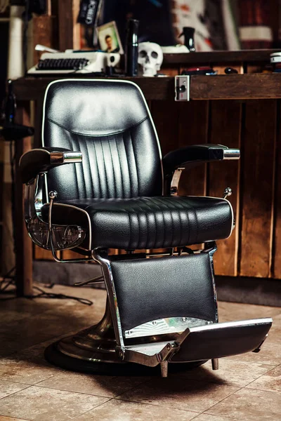 Chaise Coiffeur Vintage Salon Coiffure Chaise Salon Coiffure Coiffeur Moderne — Photo