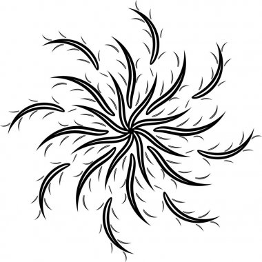 Mandala ile süsleme kartı. Geometrik daire öğesi vektörde yaptı. Mükemmel tasarım, doğum günü ve diğer tatil, diğer her türlü kartları kaleydoskop, madalyon, yoga, Hindistan, Arapça