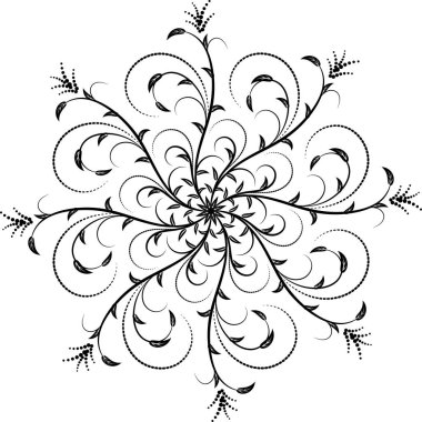 Mandala ile süsleme kartı. Geometrik daire öğesi vektörde yaptı. Mükemmel tasarım, doğum günü ve diğer tatil, diğer her türlü kartları kaleydoskop, madalyon, yoga, Hindistan, Arapça