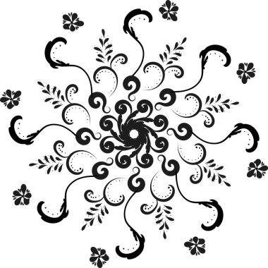 Mandala ile süsleme kartı. Geometrik daire öğesi vektörde yaptı. Mükemmel tasarım, doğum günü ve diğer tatil, diğer her türlü kartları kaleydoskop, madalyon, yoga, Hindistan, Arapça