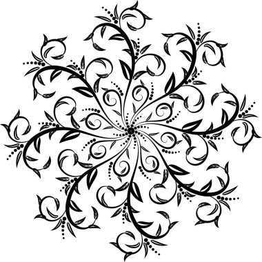 Mandala ile süsleme kartı. Geometrik daire öğesi vektörde yaptı. Mükemmel tasarım, doğum günü ve diğer tatil, diğer her türlü kartları kaleydoskop, madalyon, yoga, Hindistan, Arapça