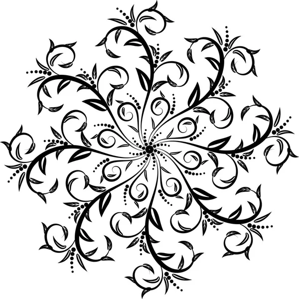Schmuckkarte mit Mandala. geometrisches Kreiselement im Vektor. perfekte Karten für jede andere Art von Design, Geburtstag und anderen Feiertagen, Kaleidoskop, Medaillon, Yoga, Indien, Arabisch — Stockvektor