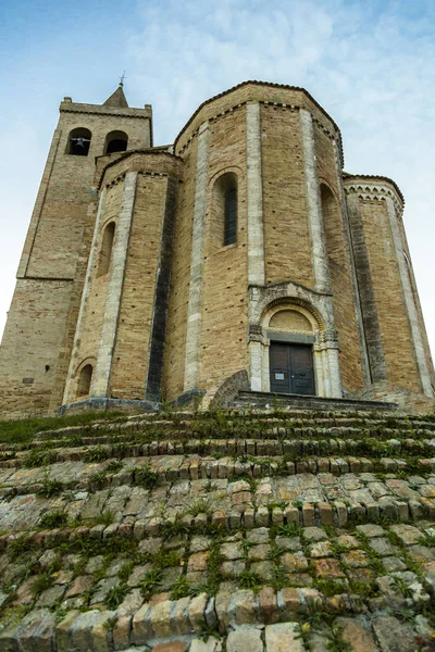 Εκκλησία Santa Maria della Rocca σε Μάρκε, Ιταλία — Φωτογραφία Αρχείου