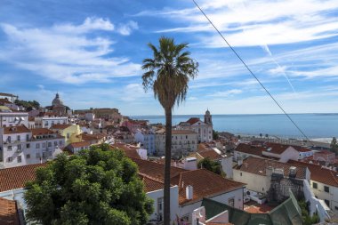 dan Mirador de görüntülemek santa lucia, lisbon, Portekiz