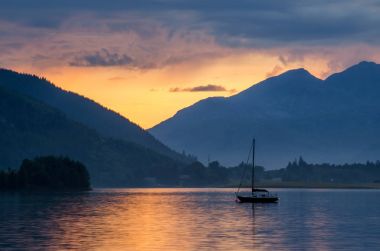 Loch Leven Günbatımı