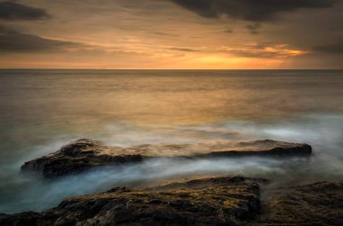 Ardnamurchan sahil günbatımı