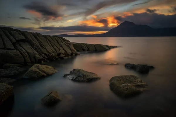 Litoral de Loch Scavaig — Fotografia de Stock