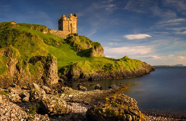 Gylen Castle sunset — Stock Photo, Image