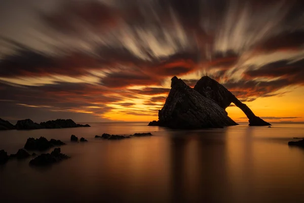 Fiddle Rock alba — Foto Stock