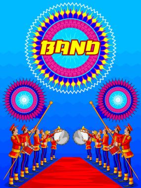 Müzik pirinç bando Festivali kutlamaları için