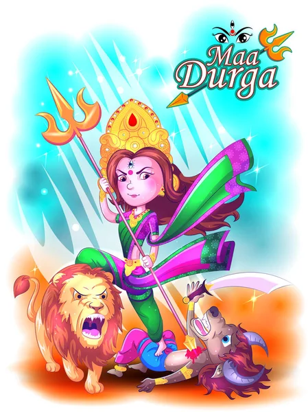 Mutlu Durga Puja festival Hindistan tatil arka plan