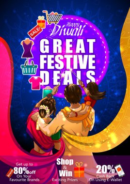 Hindistan tatil şenlikli anlaşma arka plan ile kutluyor mutlu bayramlar gecesi firecracke yanan aile