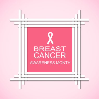 Meme Kanseri Bilinçlendirme yaratıcı Poster. 