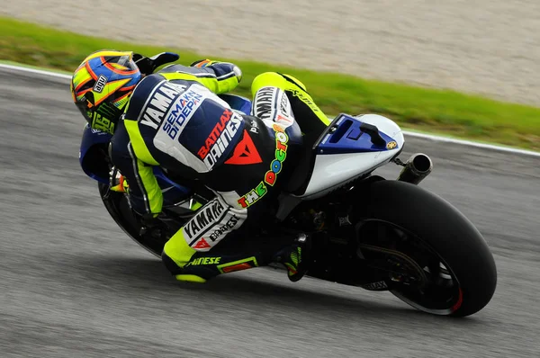 Mugello - Włochy, 31 maja: Yamaha włoski kierowca Valentino Rossi w 2013 Tim Motogp Włochy 31 maja 2013 — Zdjęcie stockowe