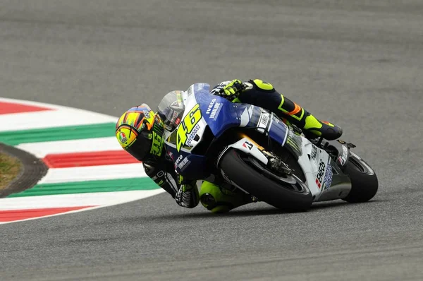 Mugello - Włochy, 31 maja: Yamaha włoski kierowca Valentino Rossi w 2013 Tim Motogp Włochy 31 maja 2013 — Zdjęcie stockowe