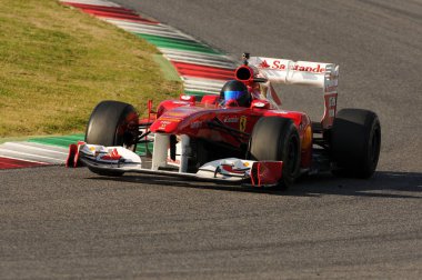 Bilinmeyen mugello devre İtalya Ferrari F1 ile girmek