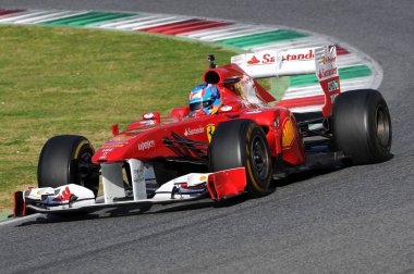 Bilinmeyen mugello devre İtalya Ferrari F1 ile girmek