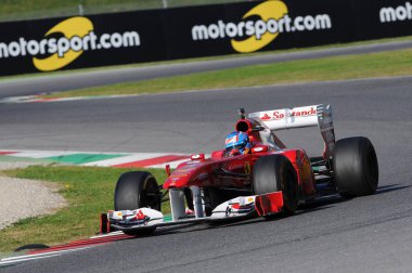 Bilinmeyen mugello devre İtalya Ferrari F1 ile girmek