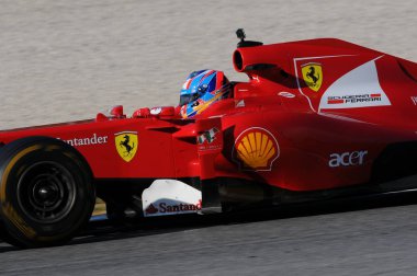 Bilinmeyen mugello devre İtalya Ferrari F1 ile girmek