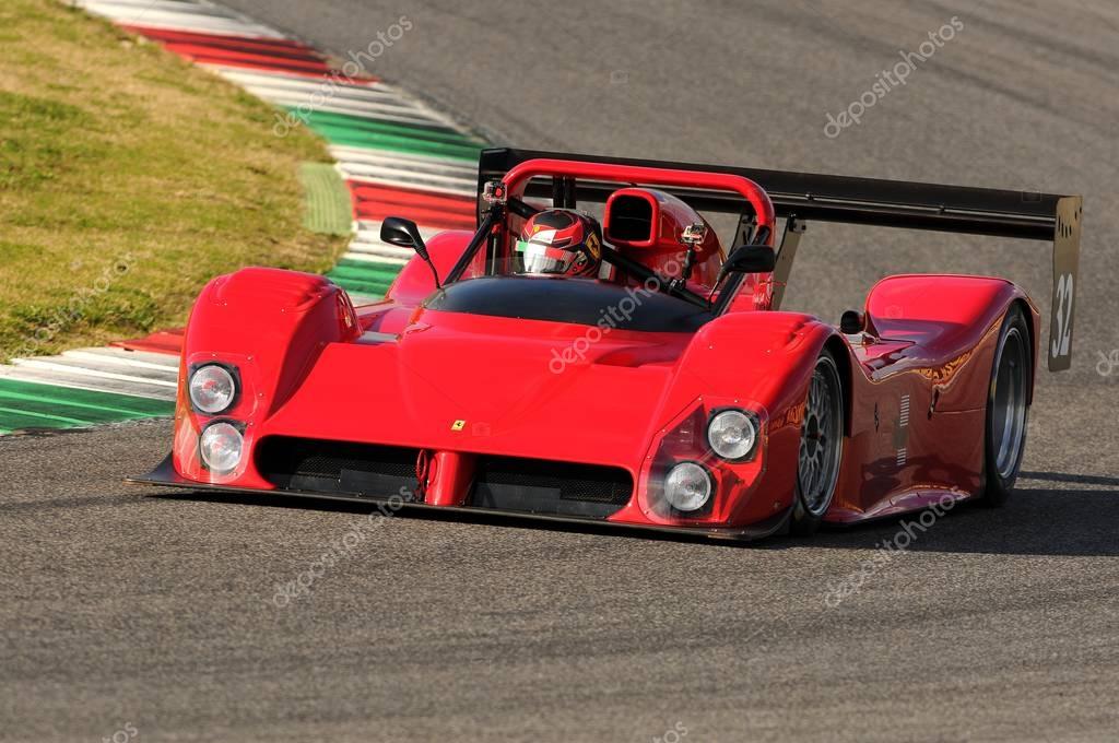 MUGELLO, IT, November 2015, unknown run with ferrari 333SP into the Mugello Circuit during Finali Mondiali Ferrari 2015 in Mugello, italy